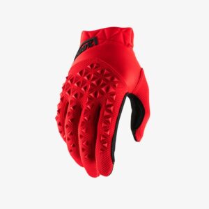 100 PROCENT RĘKAWICE CROSS/ENDURO AIRMATIC KOLOR CZERWONY/CZARNY ROZMIAR M