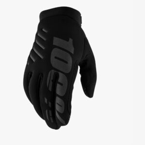 100 PROCENT RĘKAWICE CROSS/ENDURO BRISKER SOFTSHELL KOLOR CZARNY/SZARY ROZMIAR M STARY KOD 10016-057-11