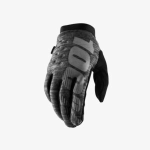 100 PROCENT RĘKAWICE CROSS/ENDURO BRISKER SOFTSHELL KOLOR SZARY/CZARNY ROZMIAR XL STARY KOD 10016-007-13